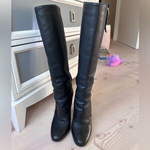 Jimmy Choo 36 1/2 Black Boots (Run Full Size Small)